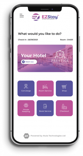 Every service (e.g. Concierge, Housekeeping, Room Service etc.) is configurable offering maximum scalability, security and flexibility.